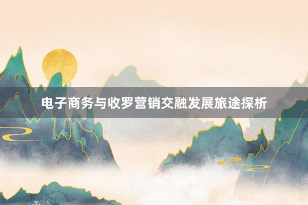 电子商务与收罗营销交融发展旅途探析
